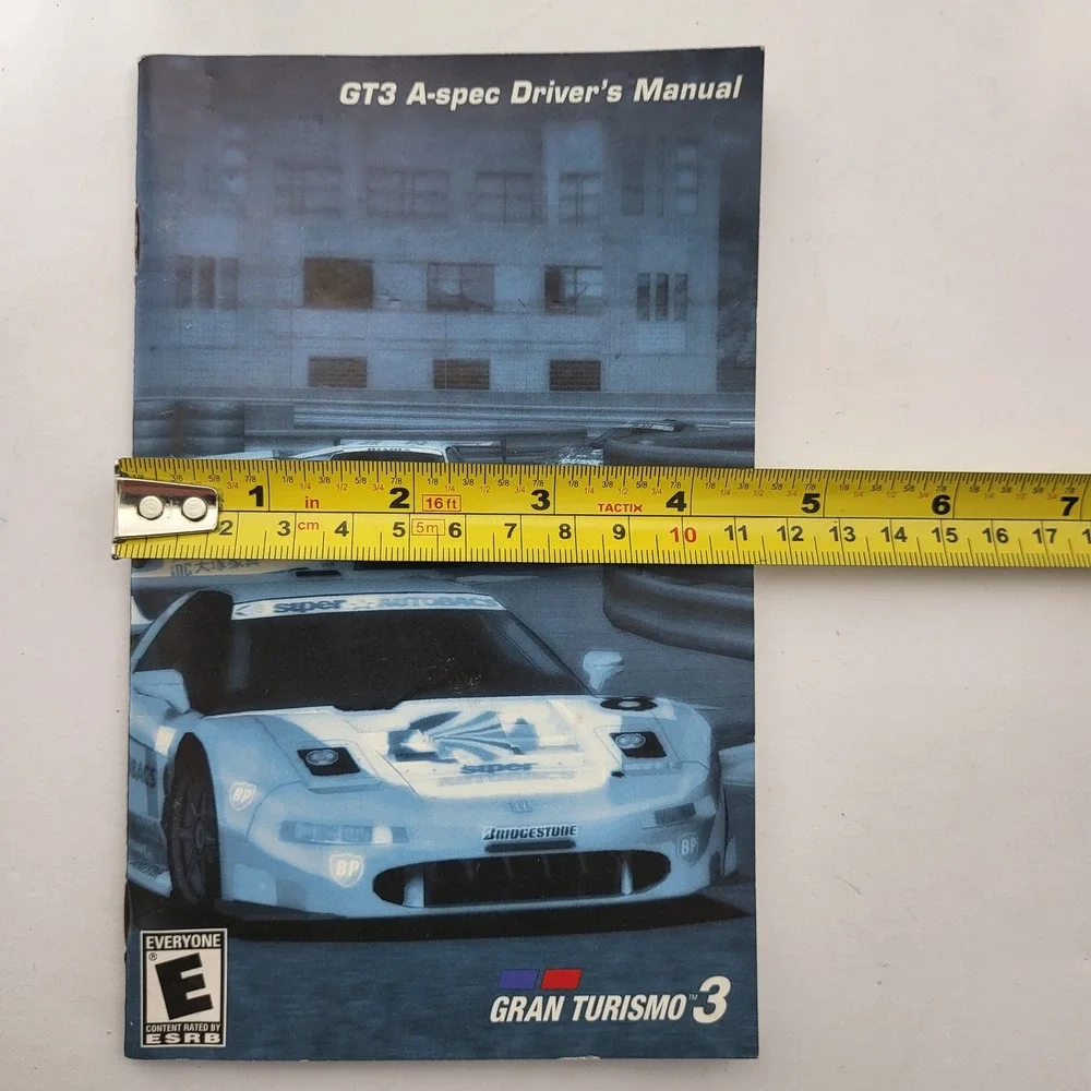 Gran Turismo 3 A-spec PS2 Instruction Manual‎ Sony PlayStation 2 Drivers Guide